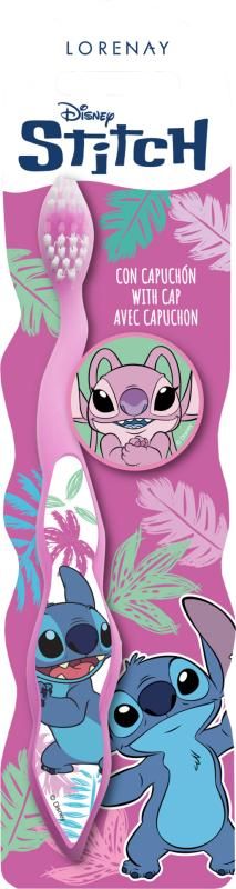 Stitch gyermek fogkefe rózsaszín 1 db