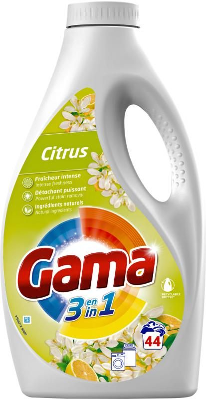 Gama Citrus mosógél 44 mosás 1,98 l