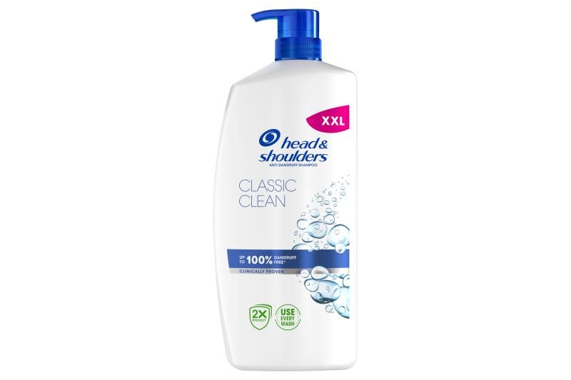 Head & Shoulders Classic Clean korpásodás elleni sampon 800ml pumpás, napi használatra