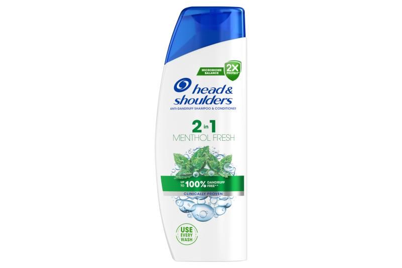 Head & Shoulders Menthol Fresh 2in1 korpásodás elleni sampon 330ml. Frissítő mentolillat