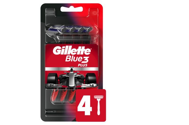 Gillette Blue3 Plus Comfort, Eldobható Borotva Férfiaknak, 4 Darabos Kiszerelés