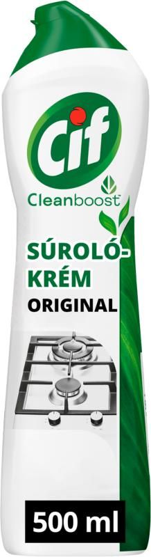 Cif Cleanboost Cream Original súrolókrém 500 ml