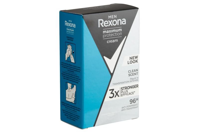 Rexona Maximum Protection Clean Scent férfi izzadásgátló krém 45 ml
