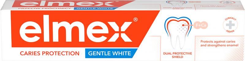 elmex Caries Protection Gentle White fogkrém 75 ml