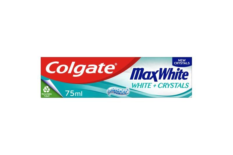 Colgate Max White White Crystals fogfehérítő fogkrém 75 ml