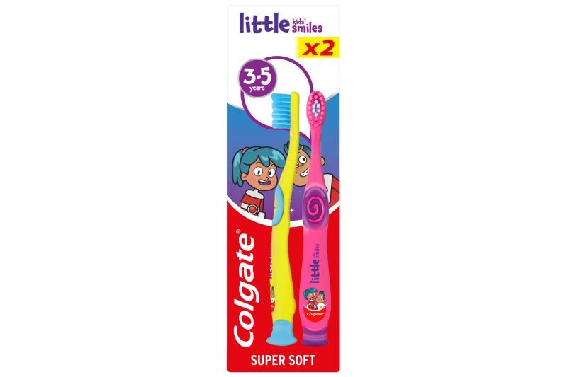 Colgate Little Kids Smile gyerek fogkefe 3-5 éves korig 2 db
