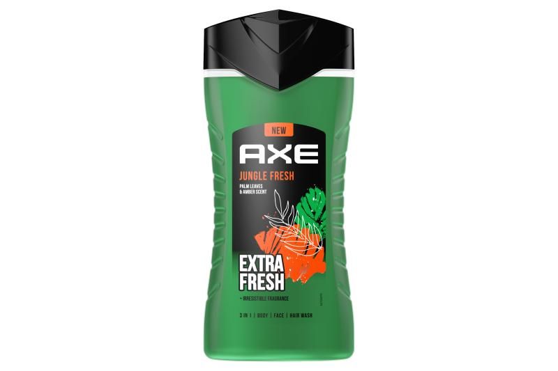 AXE Jungle Fresh 3 in 1 tusfürdő testre, arcra, hajra 250 ml