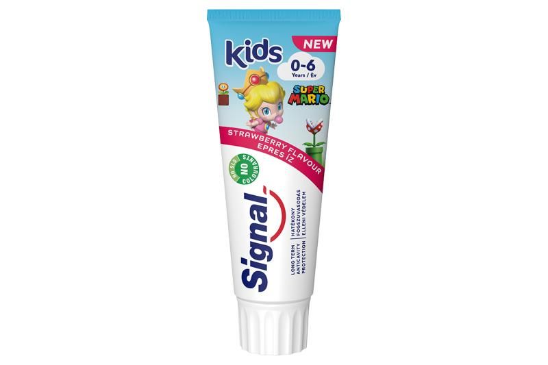 Signal Kids Super Mario epres ízű fogkrém 0-6 év 75 ml