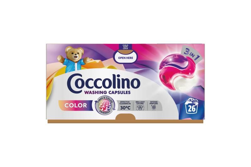 Coccolino Color 3in1 mosókapszula 26 mosás 449,8 g