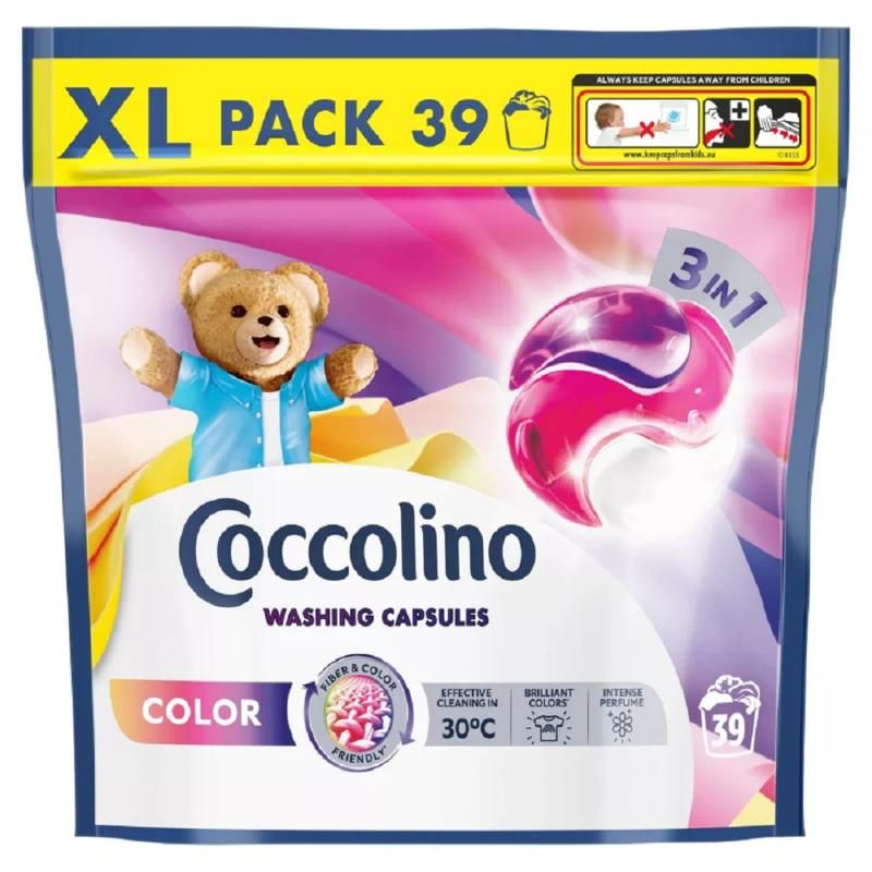 Coccolino Color 3in1 mosókapszula 39 mosás