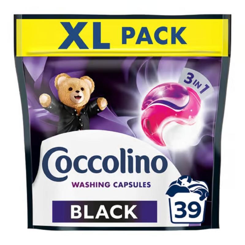 Coccolino Black 3in1 mosókapszula 39 mosás