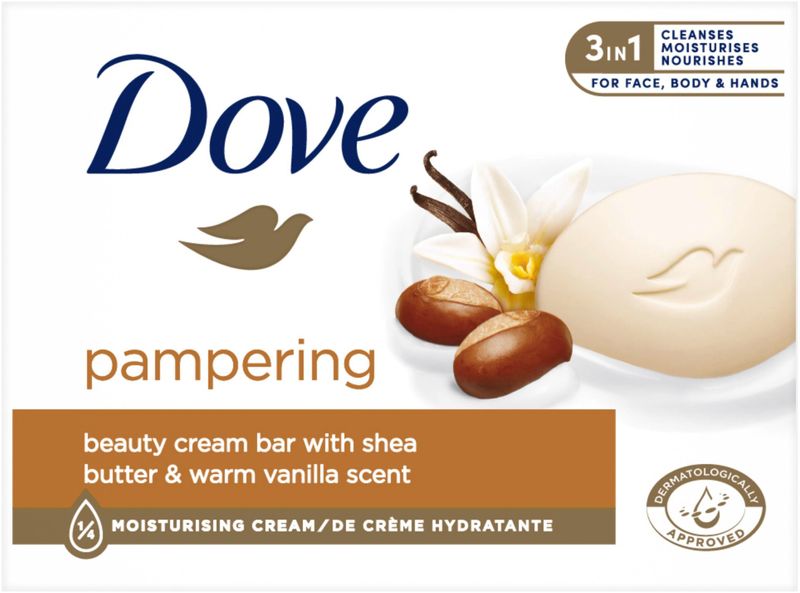 DOVE SZAPPAN SHEAVAJ & VANÍLIA 90 g
