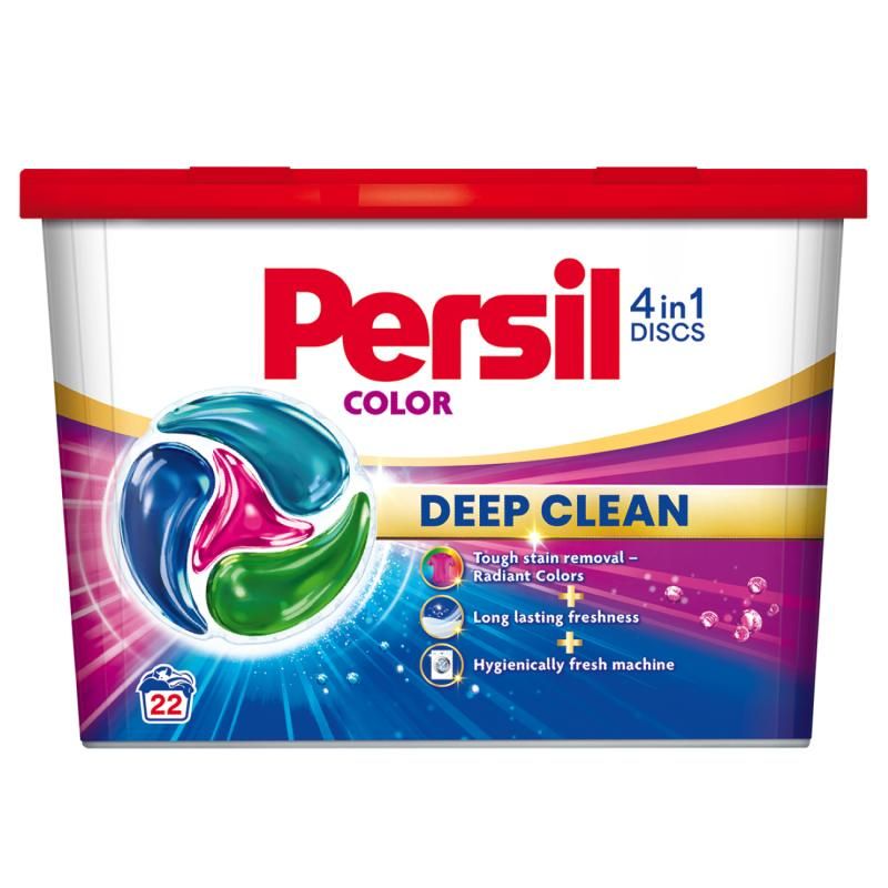 Persil Discs Color mosószer koncentrátum gépi mosáshoz színes ruhadarabokhoz 22 mosás 363 g