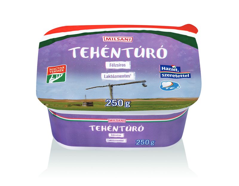 Enjoy Free! Laktózmentes félzsíros tehéntúró, minimum 25% zsírtartalom 250 g