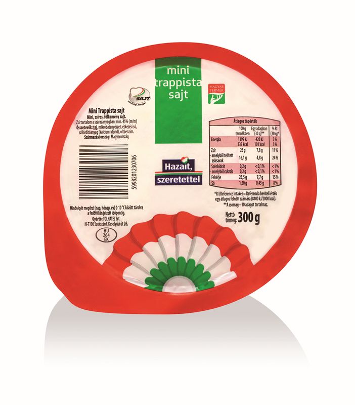 Kokárdás mini trapp 300g