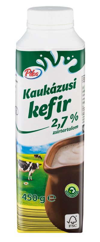 Pilos Kaukázusi kefir 2,7%, 450g,