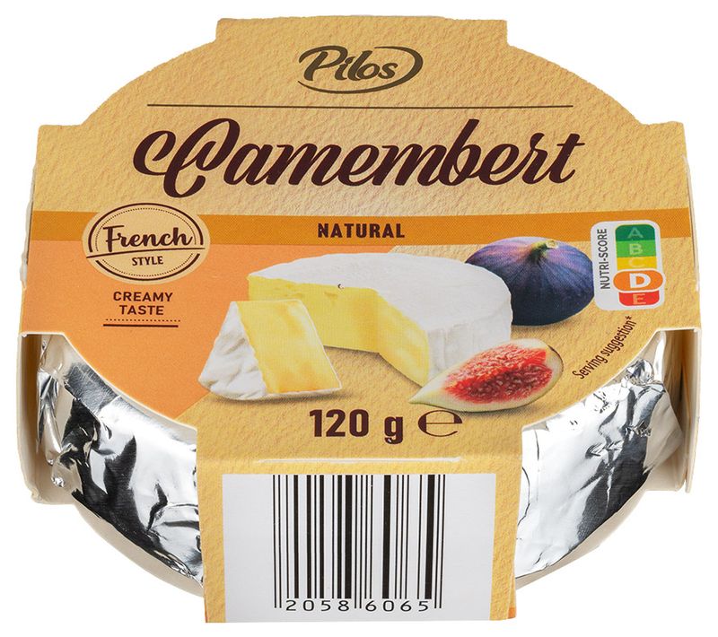 Pilos Camembert sajt, 120g,
