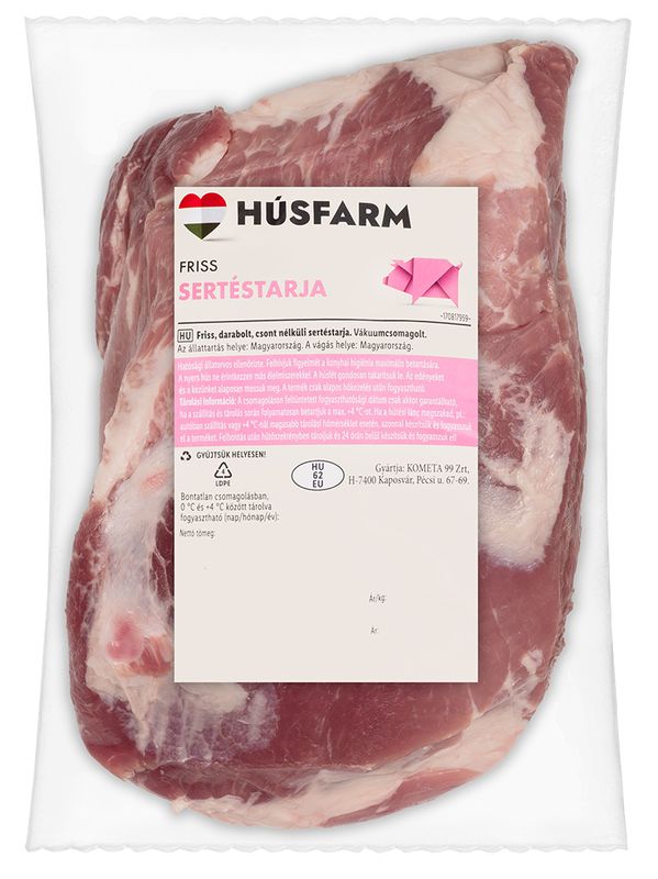 Húsfarm Sertés tarja csont nélkül , kg