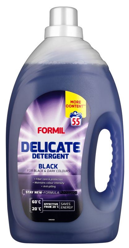 Formil Black mosószer fekete ruhákhoz, 2,2l, 55 mosás