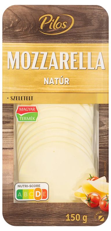 Pilos Szeletelt Mozzarella natúr , 150g
