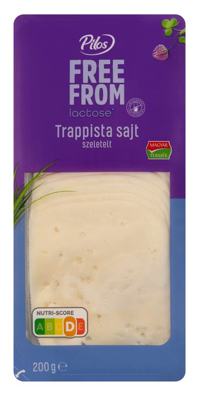 Pilos Laktózmentes szeletelt trappista sajt 200g