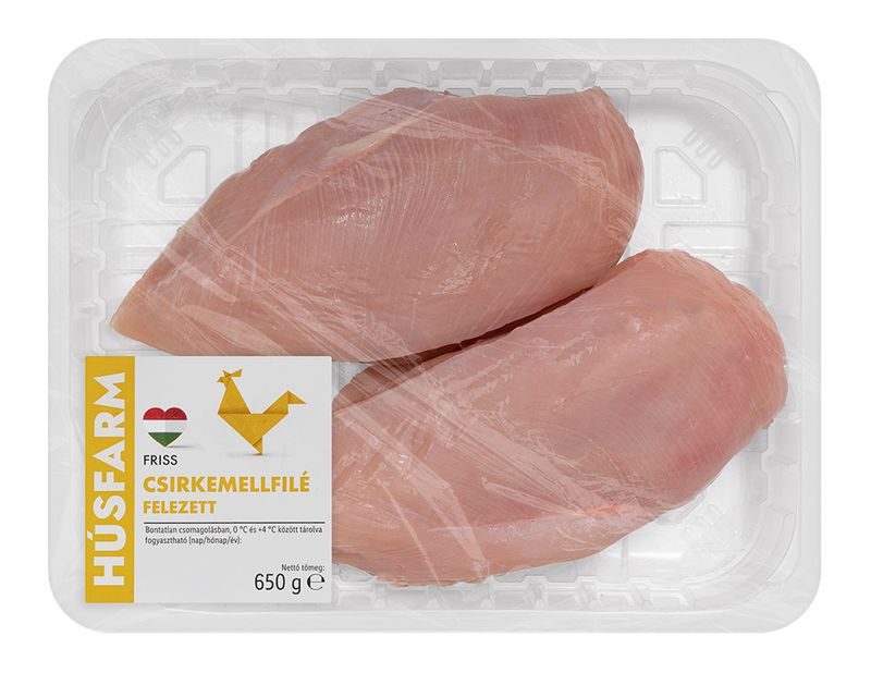 Húsfarm Felezett csirkemell, 650g