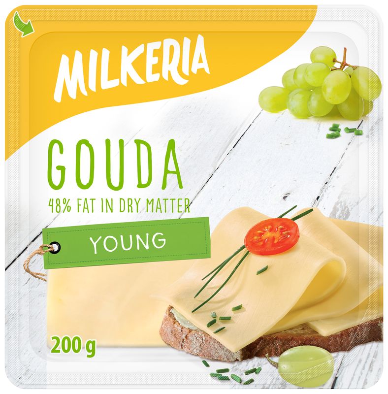 Milkeria gouda szeletelt sajt