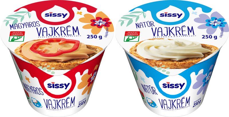 Sissy vajkrém 2 féle