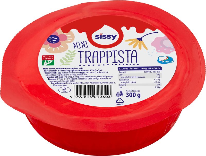 Sissy mini trappista natúr