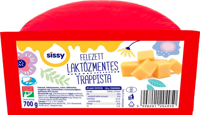 Sissy laktózment.trapp.700g