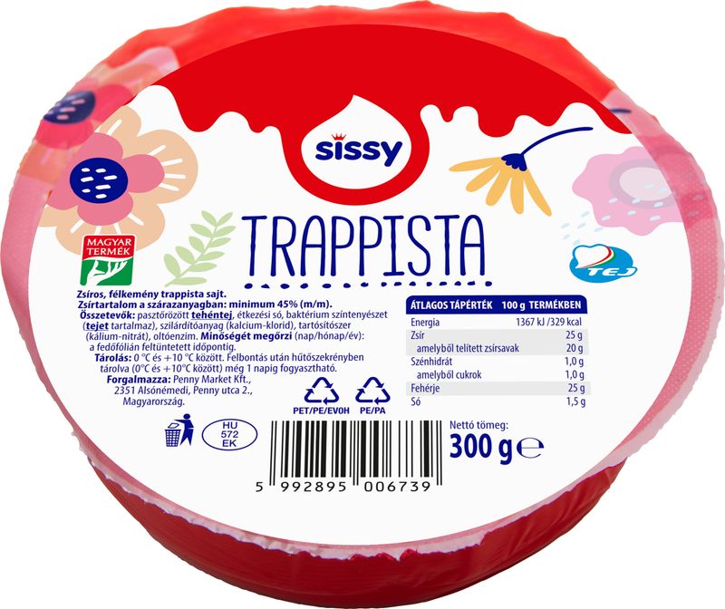 Sissy mini trappista natúr
